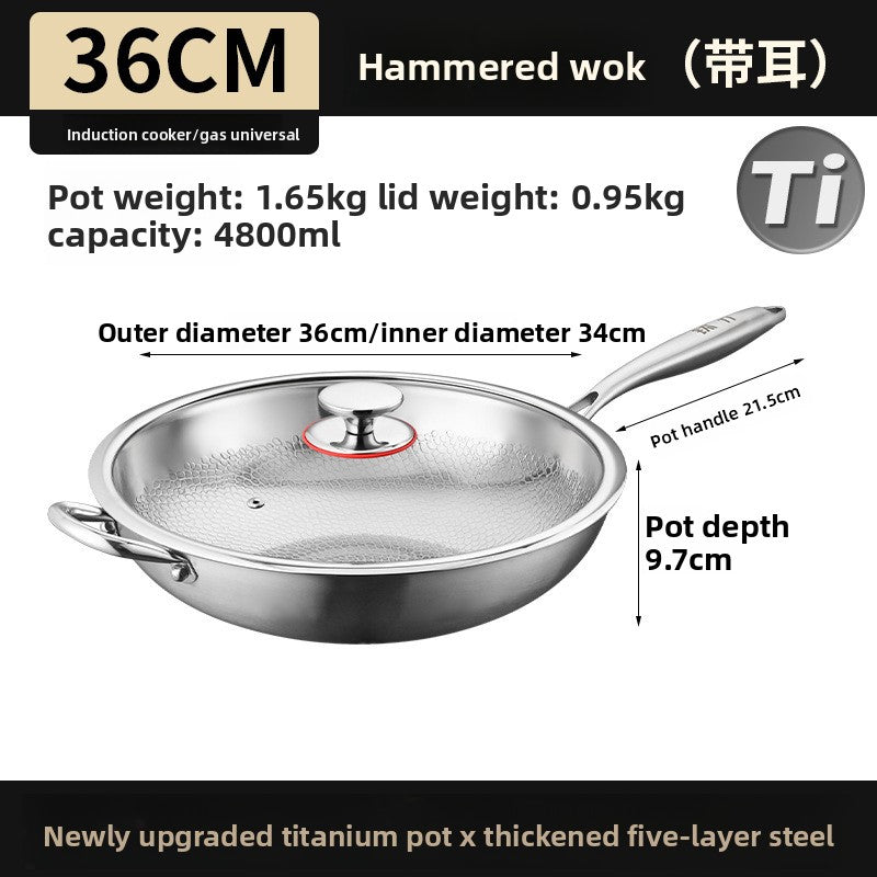 Titanium Alloy Non-Stick Frying Pan
