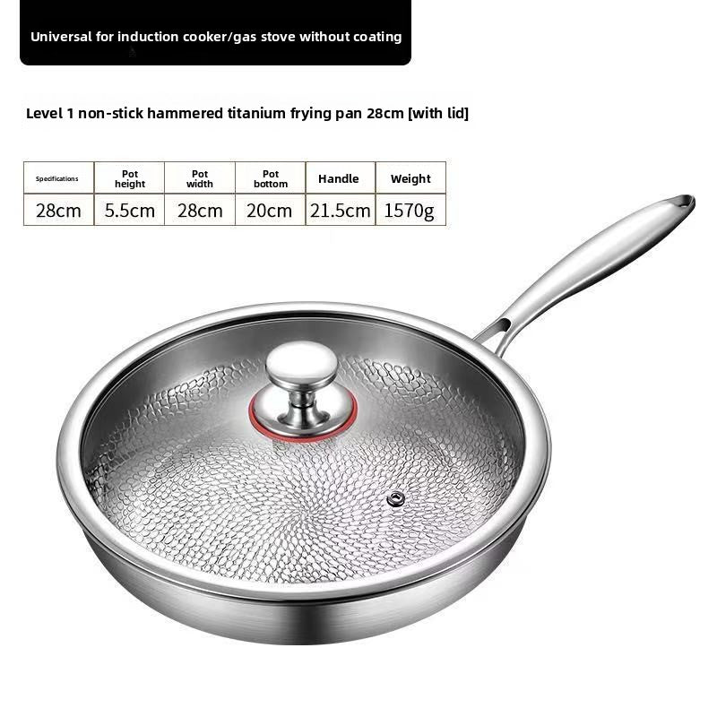 Titanium Alloy Non-Stick Frying Pan