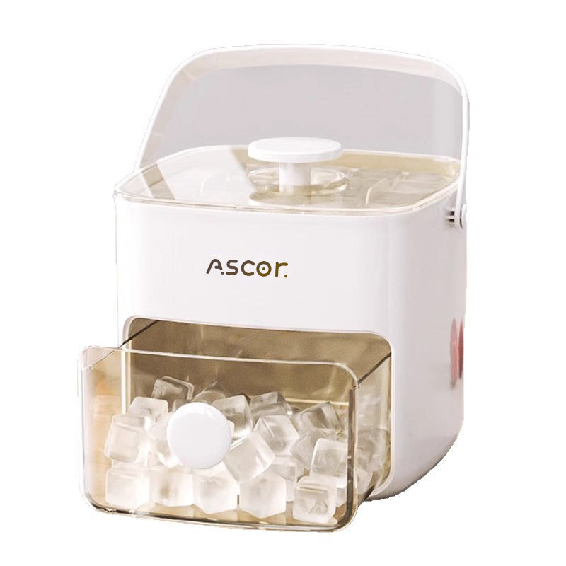 Press Ice Tray Ice Cube Mold with Storage Box