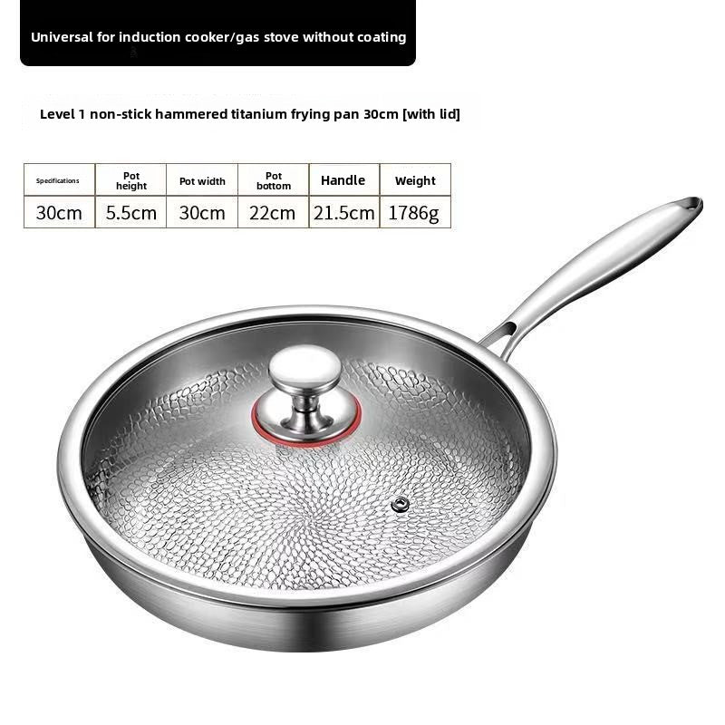 Titanium Alloy Non-Stick Frying Pan