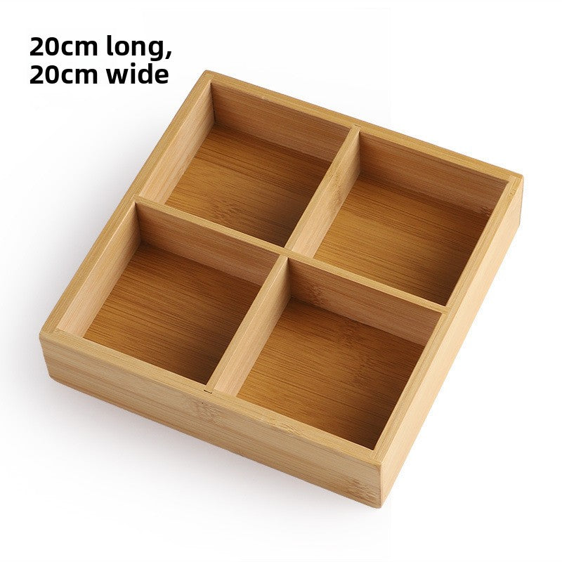 Bamboo Multi Compartment Serving Tray