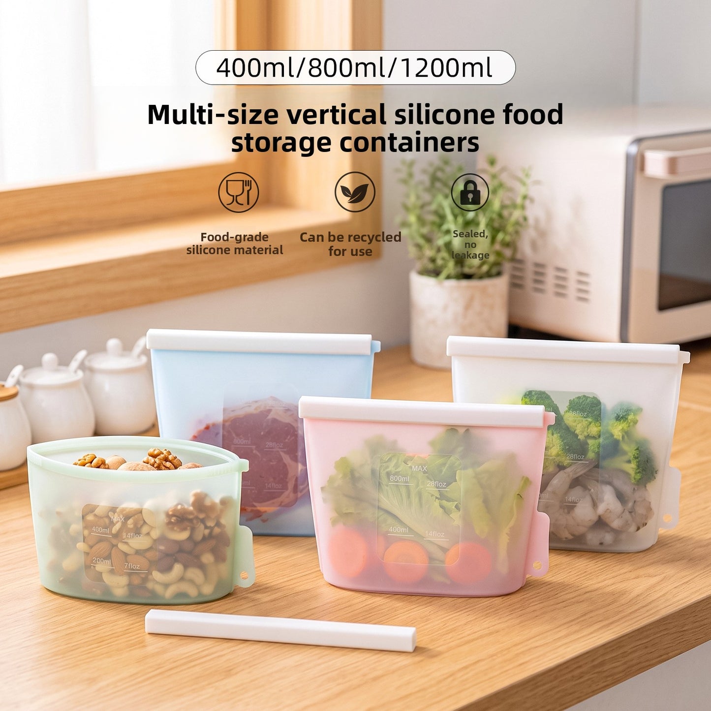 Food Silicone Fresh-Keeping Bag