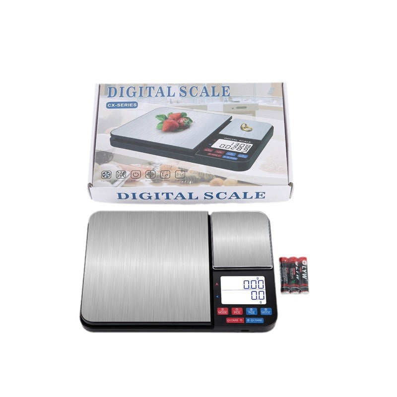 Double-precision electronic scale