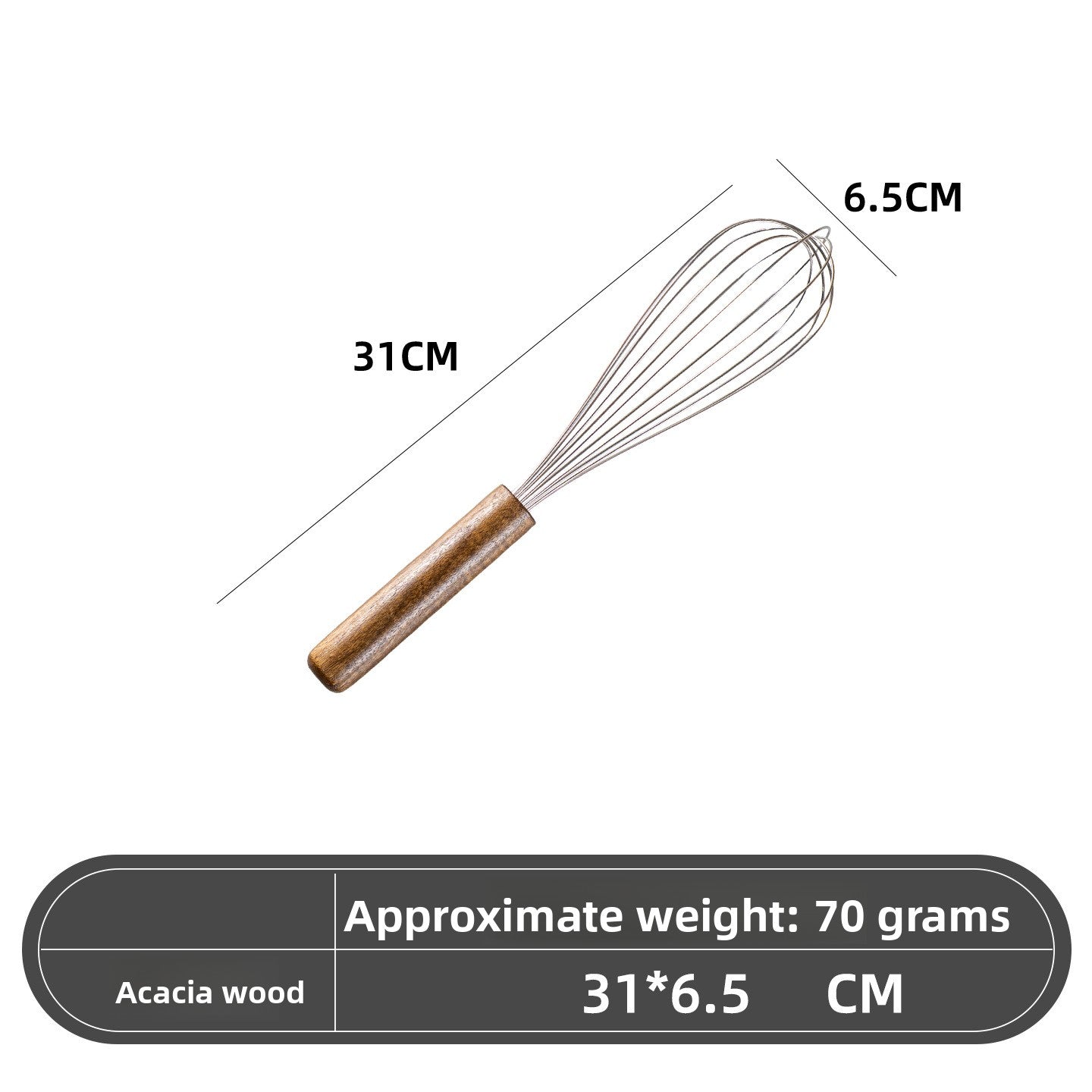 Wood Non-Stick Kitchen Utensil Set