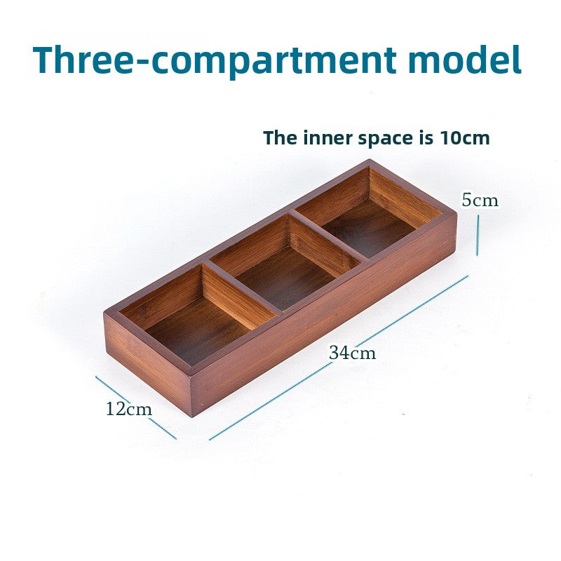 Bamboo Multi Compartment Serving Tray