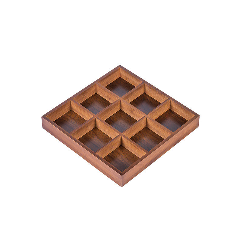 Bamboo Multi Compartment Serving Tray