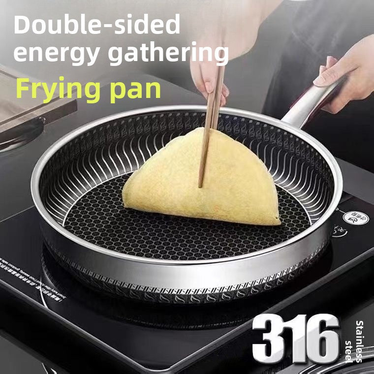 Household Stainless Steel Frying Pan