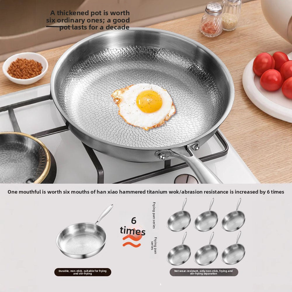 Titanium Alloy Non-Stick Frying Pan