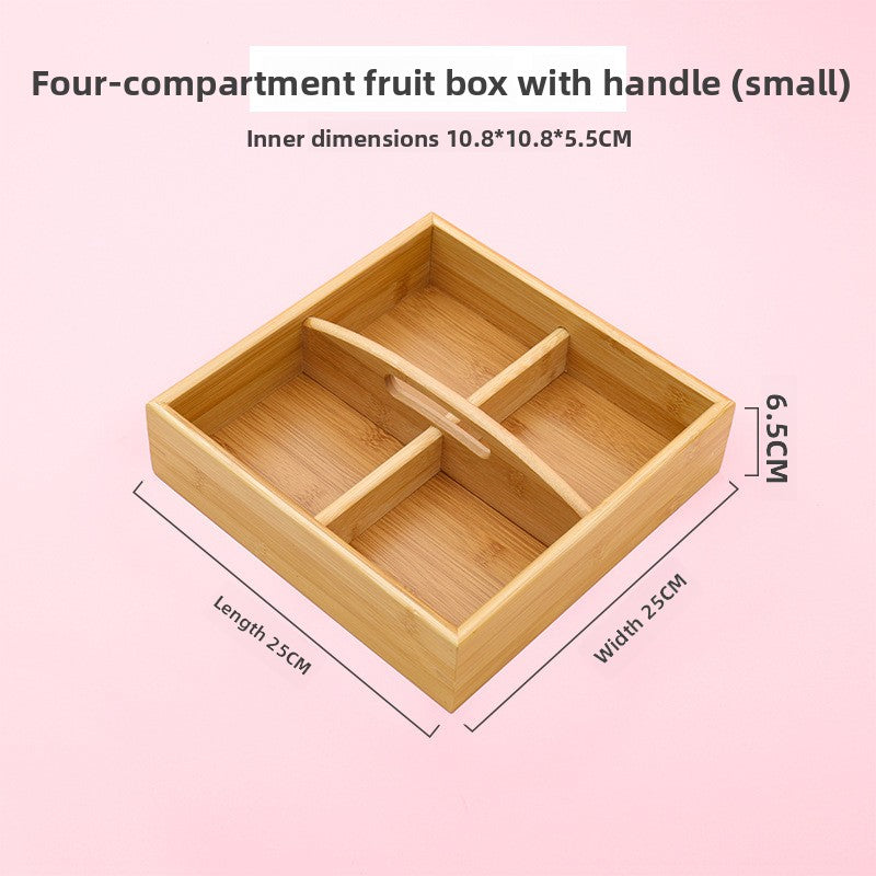Bamboo Multi Compartment Serving Tray