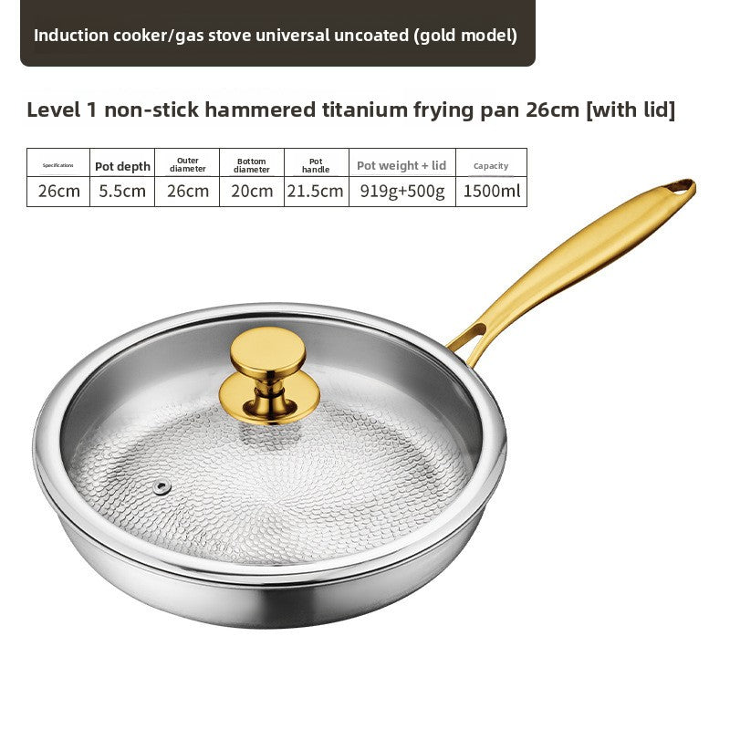 Titanium Alloy Non-Stick Frying Pan