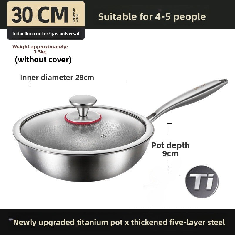 Titanium Alloy Non-Stick Frying Pan