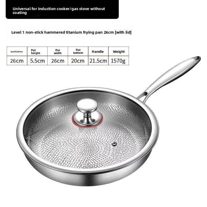 Titanium Alloy Non-Stick Frying Pan