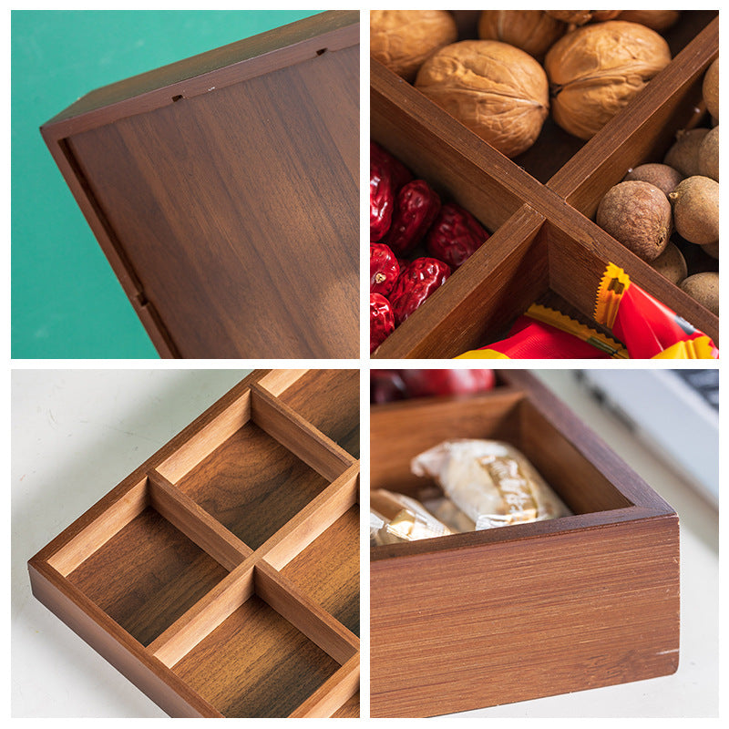 Bamboo Multi Compartment Serving Tray