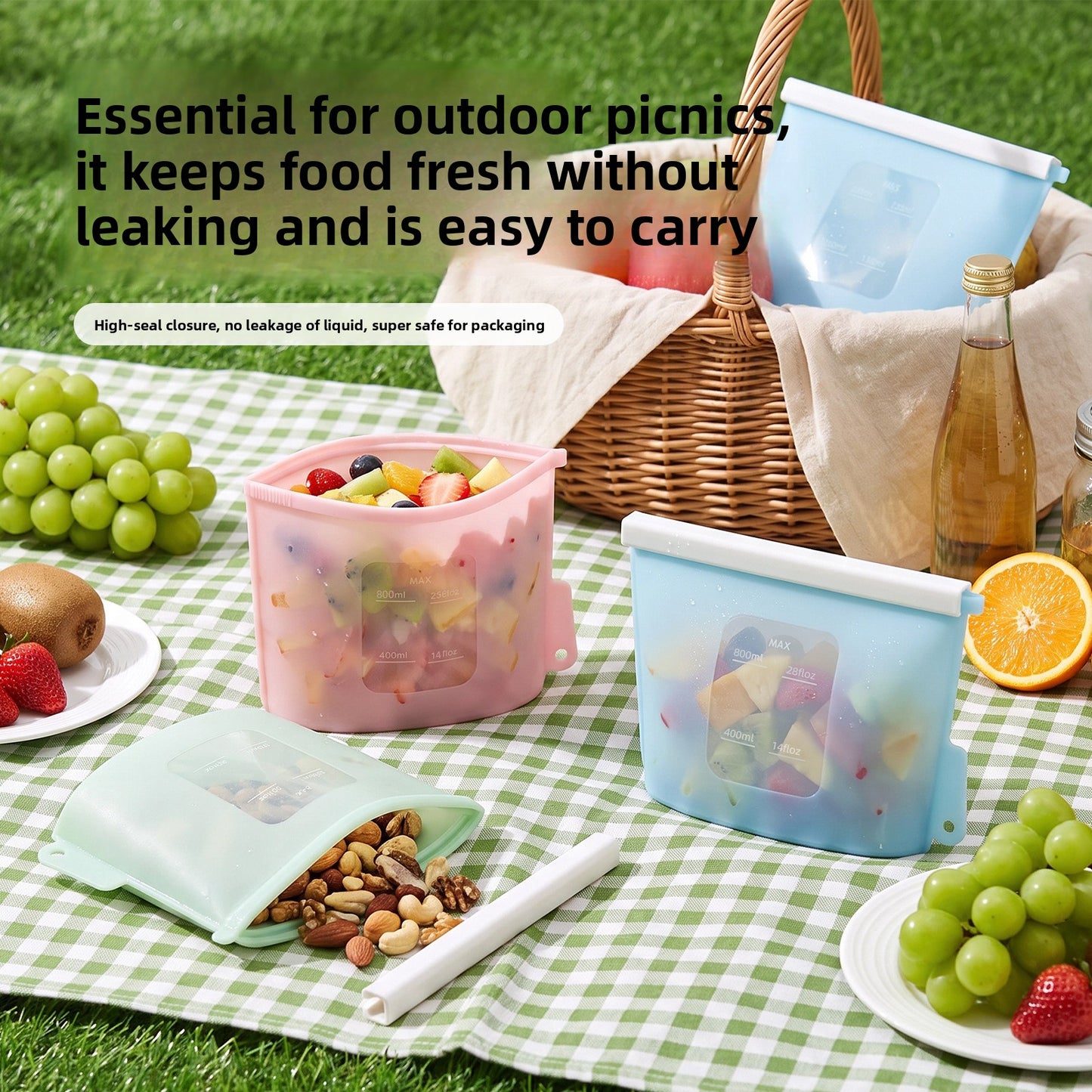 Food Silicone Fresh-Keeping Bag