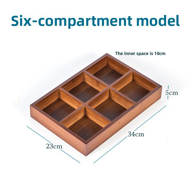 Bamboo Multi Compartment Serving Tray
