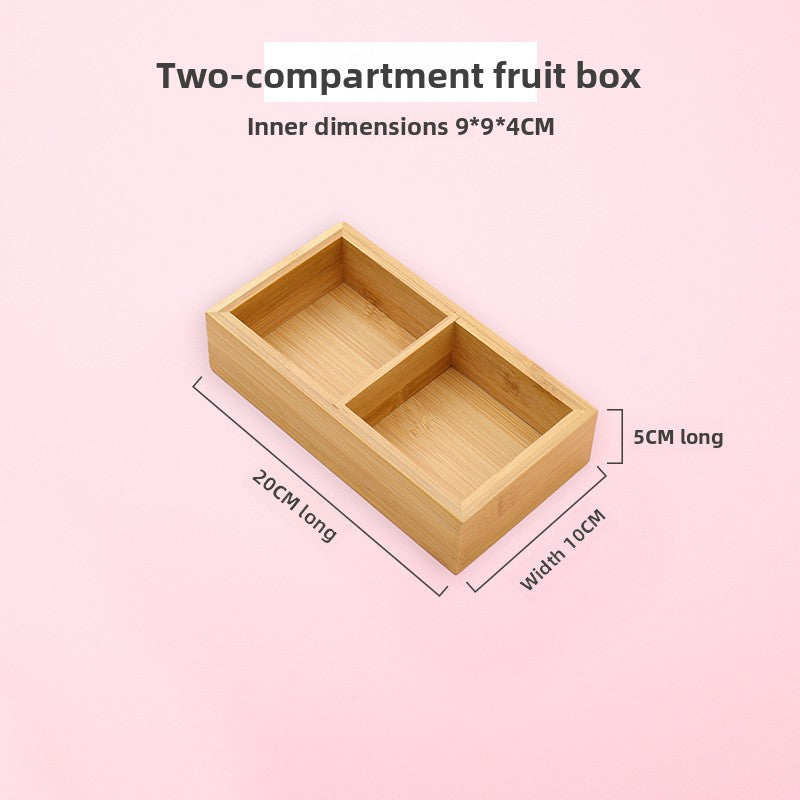Bamboo Multi Compartment Serving Tray